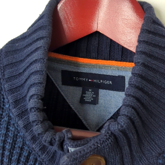 Tommy Hilfiger Blue Button Cardigan US Medium - Picture 5 of 9